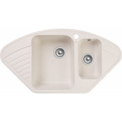 Мойка кухонная GranFest Quarz GF-Z14 белый