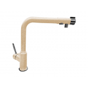 Смеситель с краном питьевой воды GranFest 7671 песочный