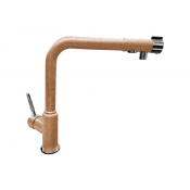 Смеситель с краном питьевой воды GranFest 7671 терракот