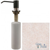 Дозатор Круглый с колбой GranFest 002 светло-розовый