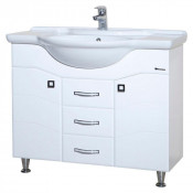 Тумба Bellezza Джулия 95 с раковиной Dreja белая