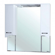 Зеркало-шкаф Bellezza Дрея 105 с подсветкой белое