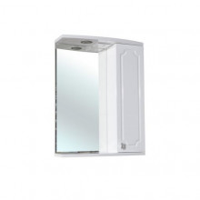 Зеркало-шкаф с подсветкой Bellezza Кантри 55 белое правое