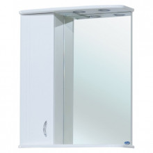 Зеркало-шкаф Bellezza Астра 60 с подсветкой белое левое