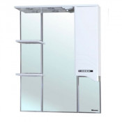 Зеркало-шкаф с подсветкой Bellezza Дрея 85 белое правое