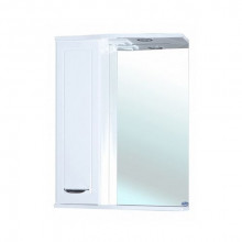 Зеркало-шкаф с подсветкой Bellezza Классик 50 белое левое