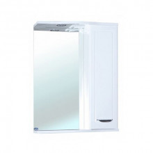 Зеркало-шкаф с подсветкой Bellezza Классик 50 белое правое