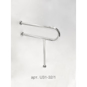 Kranik поручень фиксированный U-образный с упором в пол U31/1-32-750-625-200