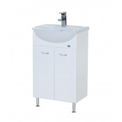 Тумба напольная c раковиной Bellezza Уют 55 белая