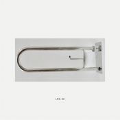 Поручень откидной U13-32-2000 с держателем для туалетной бумаги