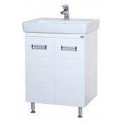 Тумба напольная Bellezza Сиена 50 c раковиной Dreja белая
