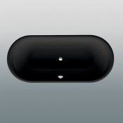 Ванна стальная BetteLux Oval 3467-035 AD 190x90 цвет черное дерево(матовый)