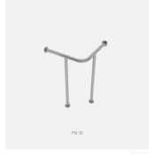 Kranik поручень угловой Р12-32-750-730-600 для раковины на 2-х стойках