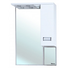 Зеркало-шкаф Bellezza Сиена 70 с подсветкой правое белое