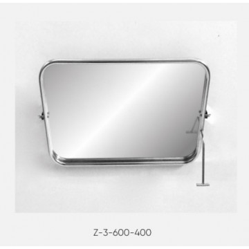 Kranik зеркало для инвалидов поворотное антивандальное (полотно из нерж. стали) Z-3-600-400