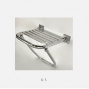 Kranik откидное сиденье для душа усиленное с упором в пол S-3