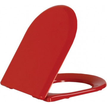 Крышка-сиденье с микролифтом Creavit Amasra KC0103.03.1100E красный