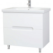 Тумба напольная Bellezza Андрэа 100 с раковиной Dreja белая