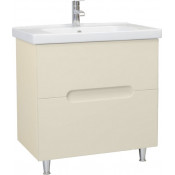 Тумба напольная Bellezza Андрэа 80 с раковиной Dreja бежевая