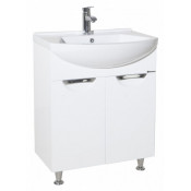 Тумба с раковиной Bellezza Альфа 55 белая