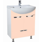 Тумба с раковиной Bellezza Альфа 55 с нижним ящиком бежевая