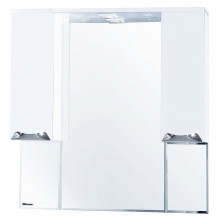 Зеркало-шкаф Bellezza Альфа 90 с подсветкой белое