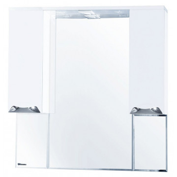 Зеркало-шкаф Bellezza Альфа 90 с подсветкой белое