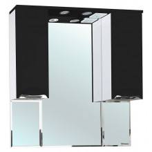 Зеркало-шкаф Bellezza Альфа 90 с подсветкой черное