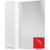 Зеркало-шкаф Bellezza Андрэа 65 красное левое