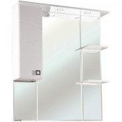 Зеркало-шкаф Bellezza Джулия 75 с подсветкой белое левое