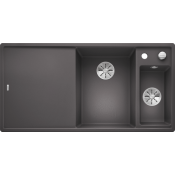Кухонная мойка Blanco Axia III 6 S доска стекло чаша справа, темная скала