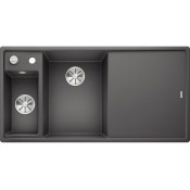 Кухонная мойка Blanco Axia III 6 S доска стекло чаша слева, темная скала