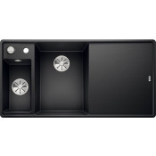 Кухонная мойка Blanco Axia III 6 S-F доска стекло чаша слева, антрацит