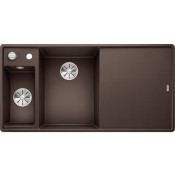 Кухонная мойка Blanco Axia III 6 S-F доска ясень чаша слева, кофе