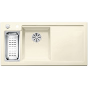 Кухонная мойка Blanco Axon II 6 S Ceramic PuraPlus, магнолия чаша слева