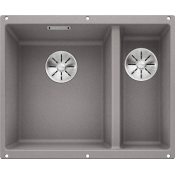 Кухонная мойка Blanco Subline 340/160-U (чаша слева), алюметаллик