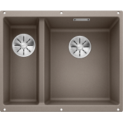 Кухонная мойка Blanco Subline 340/160-U (чаша справа), серый бежевый