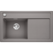 Кухонная мойка Blanco Zenar 45 S с доской из стекла чаша слева, алюметаллик