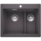 Кухонная мойка Blanco Pleon 6 Split, темная скала