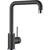 Смеситель Blanco Mili Silgranit, антрацит