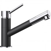 Смеситель Blanco Kano-S Silgranit, антрацит