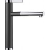 Смеситель Blanco Linee-S Silgranit, антрацит