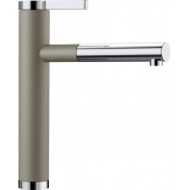 Смеситель Blanco Linee-S Silgranit, серый бежевый