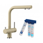 Смеситель Blanco Fontas II Silgranit с фильтром BWT-Барьер, шампань