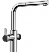 Смеситель Blanco Evol-S Volume, хром ручка слева