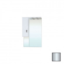 Зеркало-шкаф с подсветкой Bellezza Миа 65 левое белое серебро