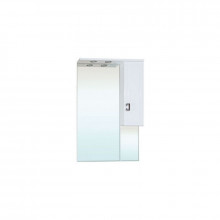 Зеркало-шкаф с подсветкой Bellezza Миа 65 правое белое