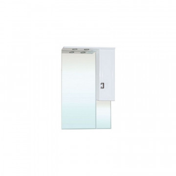 Зеркало-шкаф с подсветкой Bellezza Миа 65 правое белое