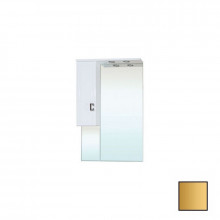 Зеркало-шкаф с подсветкой Bellezza Миа 65 левое белое золото