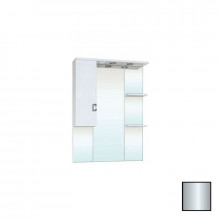 Зеркало-шкаф с подсветкой Bellezza Миа 75 левое белое серебро